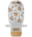 Coloplast 14691 Easiflex Pediatric Pouch with EasiClose Opaque with Teddy Bear Print Orange 105mL Box/10