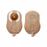 Hollister 84497 Premier One-Piece Urostomy 9" Pouch Flat Flextend Barrier with Tape Enhanced Design Beige Pre-sized 3/4"