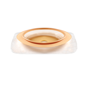 Convatec 421454 Natura Cut-to-Fit Accordion Durahesive Skin Barrier with Acrylic Collar Tan 45mm (1 ¾") Flange 13-21mm (½"-13⁄16") Stoma Opening Box/10