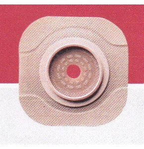 Hollister 15303 New Image CeraPlus Two-Piece Skin Convex Barrier Without Tape Border Flange 2 1/4” (57 mm) Barrier Opening Up to 1 1/2” (38 mm) Red Cut-to-Fit Box/5